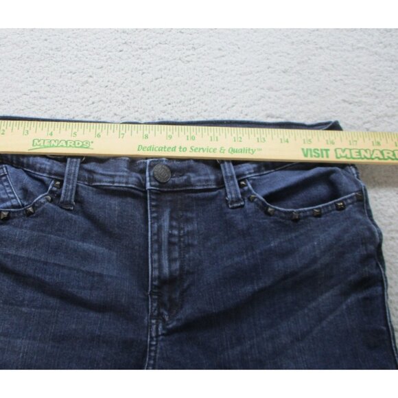 Rock Republic Jeans Women's 16M Kasandra Flap Pockets Bootcut Stretch Dark Wash - Picture 3 of 11